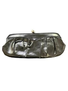 Vintage Vegan Leather Elegant Black Women's Bag